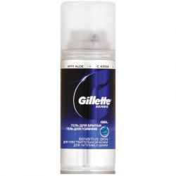 Гель для бритья Gillette Sensitive Skin для чувствительной кожи 75 мл (3014260219949)