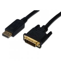 Digitus DisplayPort to DVI-D (AM/AM) 2m, black AK-340306-020-S -  1
