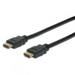 Digitus HDMI High speed + Ethernet (AM/AM) 5m, black AK-330114-050-S