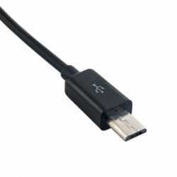  USB <-> microUSB, Black, Extradigital, 1.5  (KBU1662) -  3