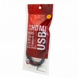 Кабель USB <-> microUSB, Black, Extradigital, 1.5 м (KBU1662) - Картинка 5