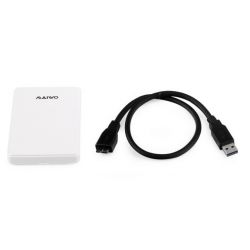   2.5" Maiwo K2503D, White, USB 3.0, 1xSATA HDD/SSD,   USB -  4