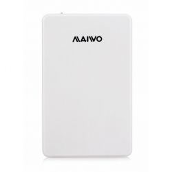   2.5" Maiwo K2503D, White, USB 3.0, 1xSATA HDD/SSD,   USB -  1