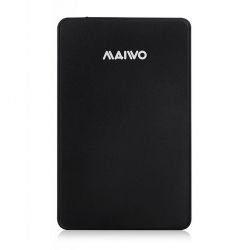   2.5" Maiwo K2503D, Black, USB 3.0, 1xSATA HDD/SSD,   USB -  1