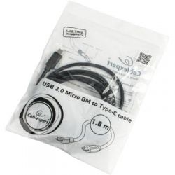 ���� ������ USB 2.0 Type-C to Micro 5P 1.0m Cablexpert (CCP-USB2-mBMCM-6) - �������� 2