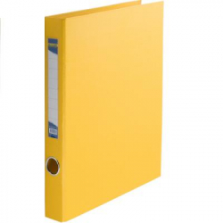 ����� - ����������� Buromax �4, 2 rings/30mm, ������ 40mm double sided, PP, yellow (BM.3101-08)