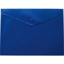 Папка - конверт BUROMAX А4, with a button, blue (BM.3926-02)