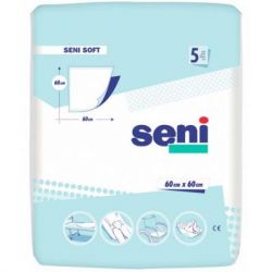 Пеленки для младенцев Seni Soft 60x60 см 5 шт (5900516690311)