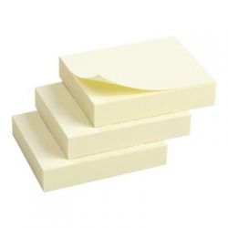    Axent with adhesive layer 50x40,100sheets,pastel yellow (3 pcs. (2311-01-) -  1
