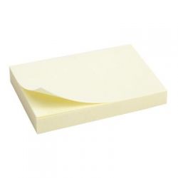    Axent with adhesive layer 50x75, 100sheets., pastel yellow (2312-01-) -  1