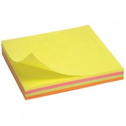    Axent with adhesive layer 75x75, 100sheets.,neon colors mix (2325-02-) -  1