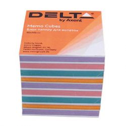 Бумага для заметок Delta by Axent "COLOR" 90Х90Х80мм, unglued (D8025)