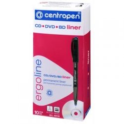 Маркер Centropen CD-Liner 4616 ergoline, 0,6 мм black (4616/01) - Картинка 2