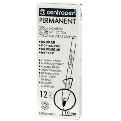 Centropen Permanent 2536 1  red (2536/02) -  2