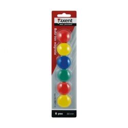 Магнит Axent 30mm, set 6 pcs, blister (9821-А) - Картинка 2