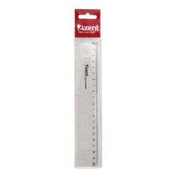 Лінійка Axent plastic, 20cm, clear (7320-А) - Картинка 2