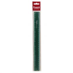 ˳ Axent plastic, 30cm, matt, green (7530-05-) -  2