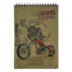 ������� Buromax spiral top, �5, 80sheets, KRAFT, white, perforation,assorted (BM.2473) - �������� 3