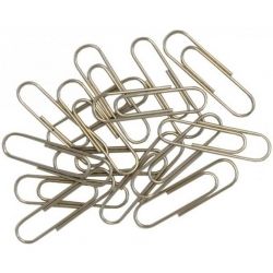 Скрепки BUROMAX 28 мм, nickel-plated, rounded, 100 шт (BM.5005) - Картинка 2