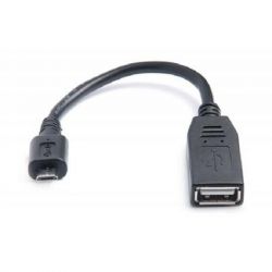   USB 2.0 micro 5P to AF OTG 0.1m REAL-EL (EL123500014) -  2
