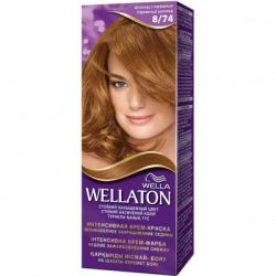 Крем-фарба для волосся Wellaton 8/74 Шоколад з карамеллю (4056800621194) - Картинка 1
