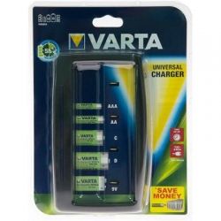 VARTA   Universal Charger,  //C/D, 9V  57648101401 -  1