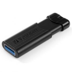 USB   Verbatim 32GB PinStripe Black USB 3.0 (49317) -  3