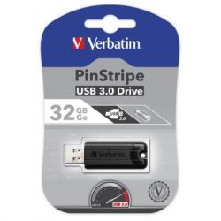USB   Verbatim 32GB PinStripe Black USB 3.0 (49317) -  5