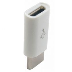  micro USB - USB Type C Extradigital White (KBU1672) -  2