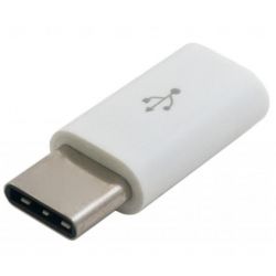  microUSB () <-> USB 3.1 Type C (), Extradigital, White (KBU1672) -  4