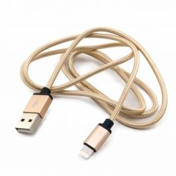  USB <-> iPhone 5, Gold, Extradigital, Premium MFi, 1  (KBA1661) -  6