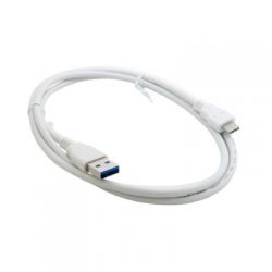  USB 3.0 AM () <-> USB 3.1 Type C (), Extradigital, White, 1  (KBU1673) -  4