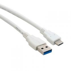  USB 3.0 AM () <-> USB 3.1 Type C (), Extradigital, White, 1  (KBU1673)