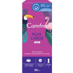 ���������� ��������� Carefree Plus Large Fresh 20 ��. (3574661064536/3574661606231)