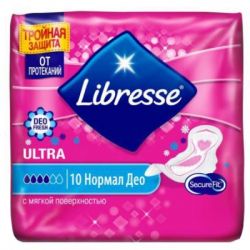   Libresse Premium Ultra Normal Soft Deo 10  (7322540337938)