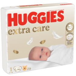 ϳ Huggies Extra Care  1 (2-5 ) 84  (5029053578057) -  2