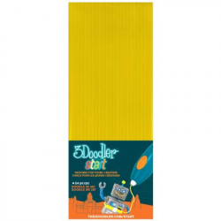 Стрижень для 3D-ручки 3Doodler Start жовті 24 шт (3DS-ECO04-YELLOW-24) - Картинка 2