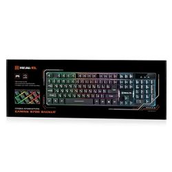 Клавиатура Real-El 8700 Gaming Backlit black - Картинка 3