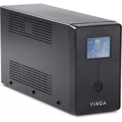Пристрій безперебійного живлення Vinga LCD 600VA metal case (VPC-600M) - Картинка 2