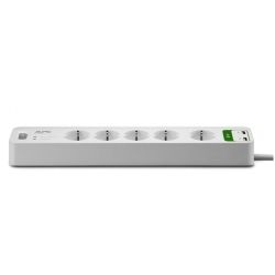   APC Essential SurgeArrest 5 outlets ++ 2 USB (5V, 2.4A) (PM5U-RS) -  2