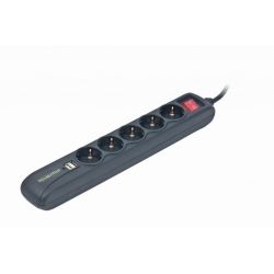    EnerGenie SPG5-U2-5 Power strip with USB charger, 5 sockets, (SPG5-U2-5) -  2