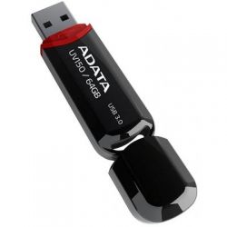 USB 3.0 Flash Drive 64Gb ADATA AUV150, Black (AUV150-64G-RBK) - Картинка 3