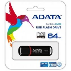 USB 3.0 Flash Drive 64Gb ADATA AUV150, Black (AUV150-64G-RBK) - Картинка 4