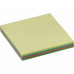 Папір для нотаток Buromax with adhesive layer 76х76мм, 100sheets, pastel colors mix (BM.2312-10)
