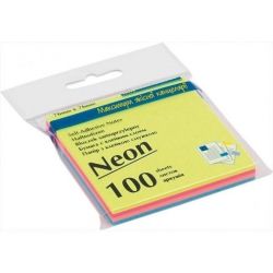    BUROMAX with adhesive layer 7676, 100sheets, NEON colors mix (BM.2312-97) -  2