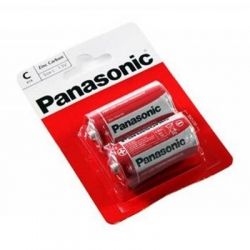 Panasonic  RED ZINK - C(R14) , 2 . R14REL/2BPR -  2