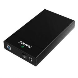 Карман внешний 3,5" Maiwo K3568 black SATA через USB3.0 безвинт. задвиж. крепл. пластик черн. - Картинка 2