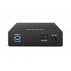 Карман внешний 3,5" Maiwo K3568 black SATA через USB3.0 безвинт. задвиж. крепл. пластик черн. - Картинка 3