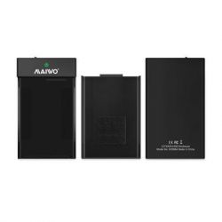 Карман внешний 3,5" Maiwo K3568 black SATA через USB3.0 безвинт. задвиж. крепл. пластик черн. - Картинка 8