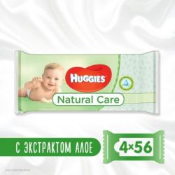    Huggies Natural Care 56  4  (5029053550183)